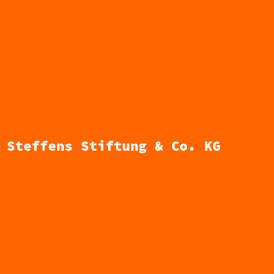 Steffens Stiftung &amp; Co. KG