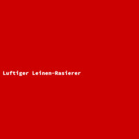 Luftiger Leinen-Rasierer