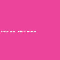 Praktische Leder-Tastatur