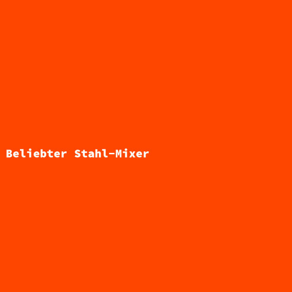 Beliebter Stahl-Mixer