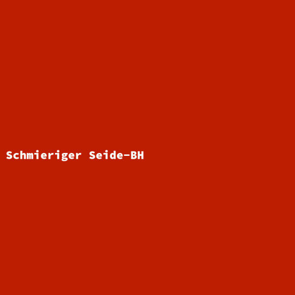 Schmieriger Seide-BH