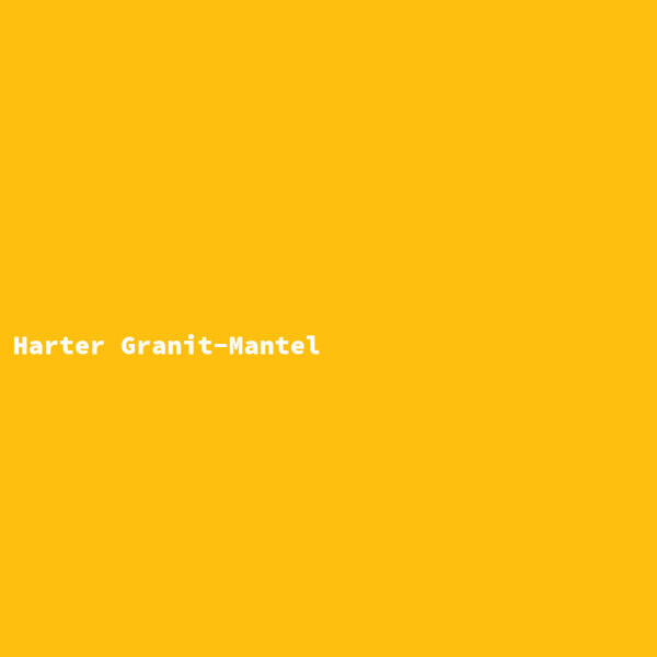 Harter Granit-Mantel